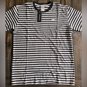 RIPNDIP T-shirt Black-N-White Striped New